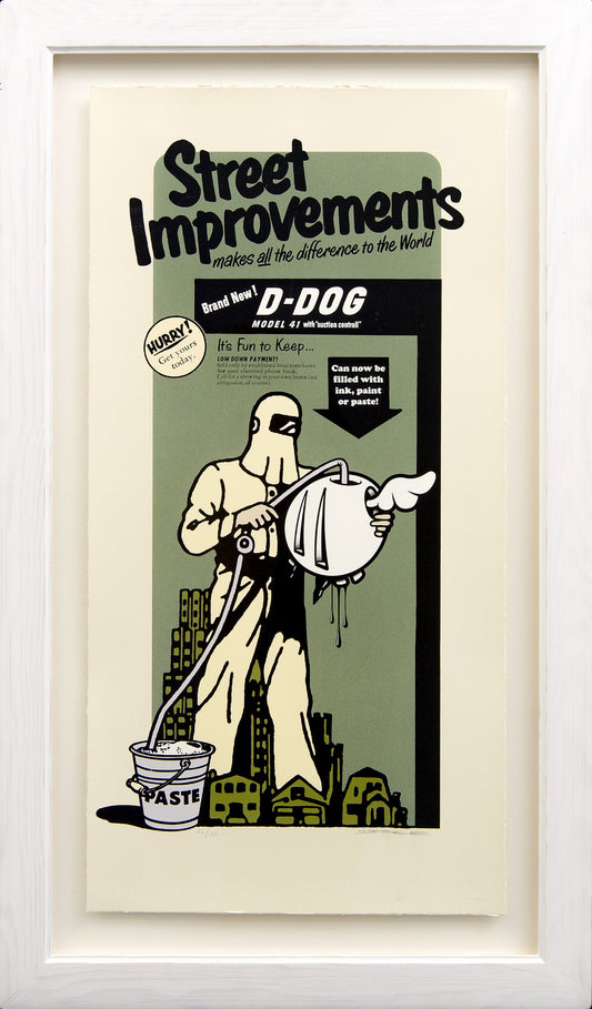 D*Face aka Dean Stockton - "Street Improvements 1 (D-Dog)" - Limited Edition