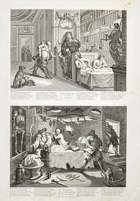 Etching & Engraving - Hudibras's First Adventure Evil Spirits - Hogarth - E2