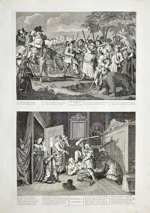 Etching & Engraving - Hudibras's First Adventure Evil Spirits - Hogarth - E2