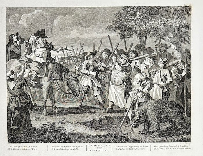 Etching & Engraving - Hudibras's First Adventure Evil Spirits - Hogarth - E2