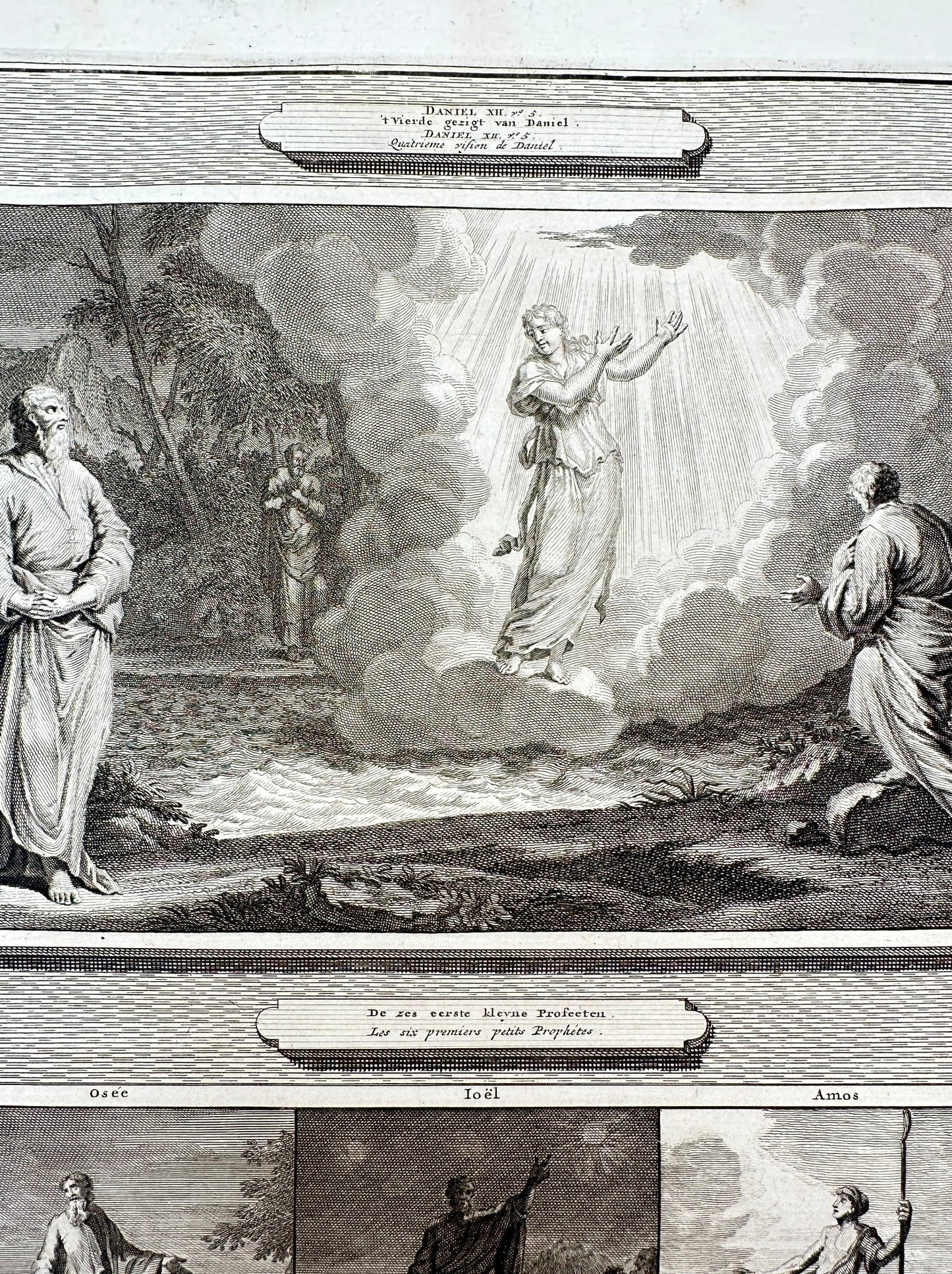 Antique Print - Pierre Mortier - Fourth Vision of Daniel - Amsterdam - F5