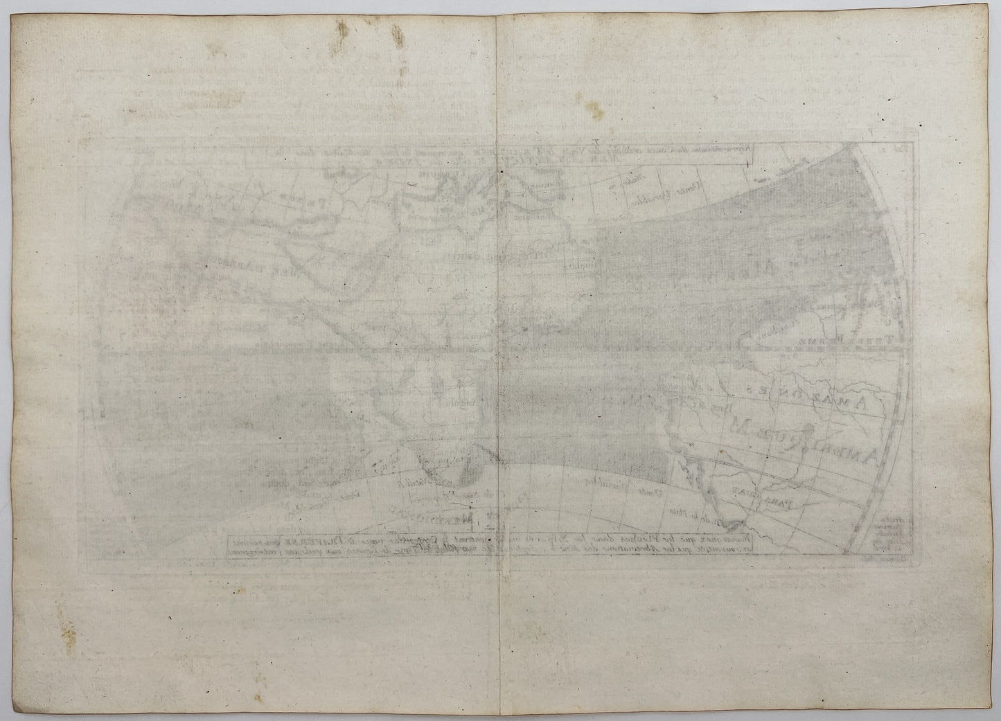 Antique Map - Сourse of Trade Winds Map - Indian Ocean - Atlantic - Dampier